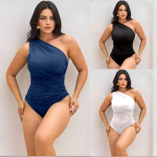 (KIT COM 3) Body Feminino Suplex Plissado | PROMOÇÃO DE VERÃO
