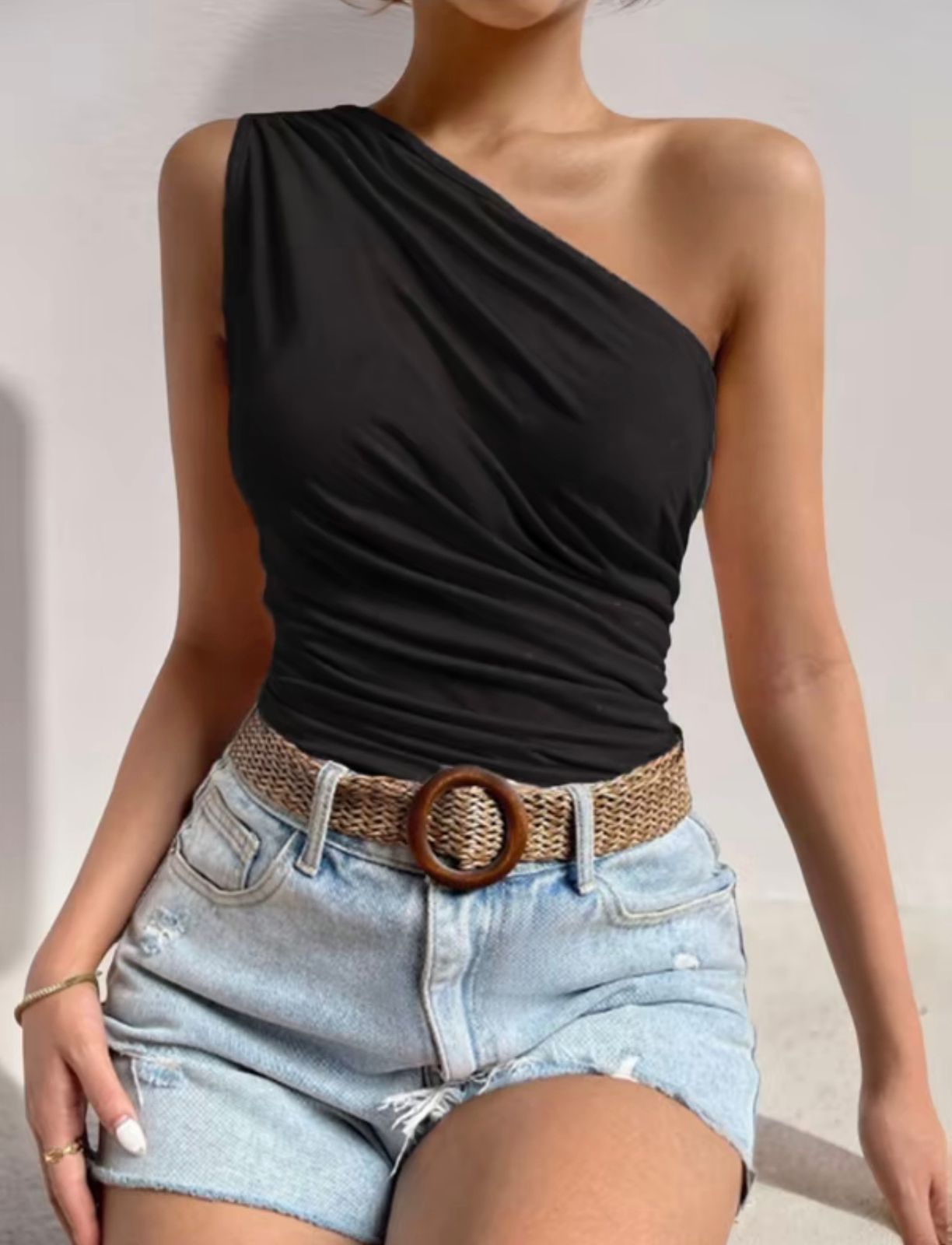 (KIT COM 3) Body Feminino Suplex Plissado | PROMOÇÃO DE VERÃO