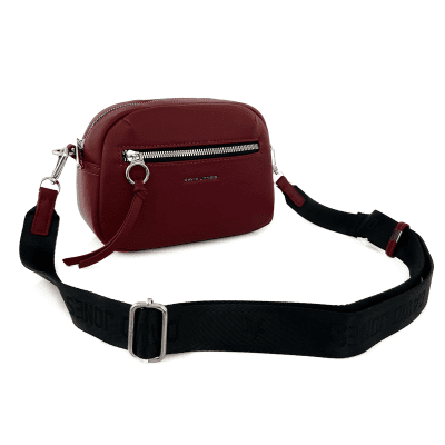 David Jones - Модерна чанта за през рамо - бордо