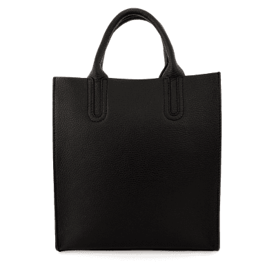 Дамска чанта от естествена кожа Florentina - черна