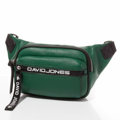 Дамска чанта за кръст/рамо David Jones 6166-142 - Тъмнозелен