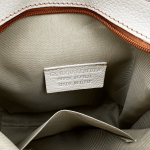 Чанта за през рамо от естествена кожа Andria - сива