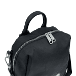 2 в 1 - Раница и чанта с омекотени дръжки - черна
