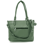 Удобна дамска чанта - зелена