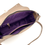 Diana & Co - Дамска чанта за през рамо с 2 дръжки - кафява