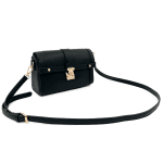 Diana & Co - Дамска чанта за през рамо с 2 дръжки - черна