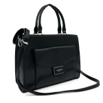 Diana & Co - Голяма луксозна дамска чанта - черна