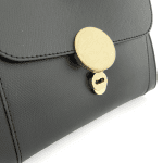 Луксозна чанта от естествена кожа Belissima - черна
