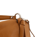 Дамска чанта рамо от естествена кожа Matera - керемидено кафява