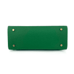 Дамска чанта от естествена кожа Viola - светло  зелена