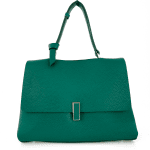 Дамска чанта от естествена кожа Viola - зелена