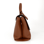 Дамска чанта от естествена кожа Viola - керемидено кафява