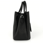 Дамска чанта от естествена кожа Elisa  - черна