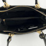 Дамска  чанта от естествена кожа - Alika - черна