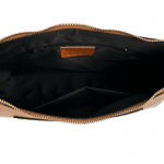 Дамска  чанта от естествена кожа Cecillia - керемидено кафява