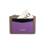 Diana & Co - Цветно дамско портмоне - светло кафяво/лилаво