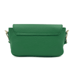 Дамска чантичка от естествена кожа с 3 дръжки - зелена