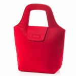 Вълнена чанта 1385-05 - Червена
