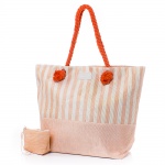 Плажна чанта с Портмоне 5071-14 - Оранжев