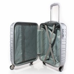 Куфар за ръчен багаж 54/37/20 с колелца 360° T1003-08 - Черен