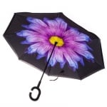 Обърнат дамски чадър, Двупластов U1006-00 - Цветен