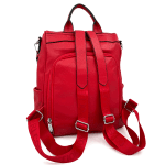 2 в 1 - Раница и чанта със секретно закопчаване - червена
