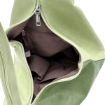 Дамска раница със секретно закопчаване - керемидено кафява